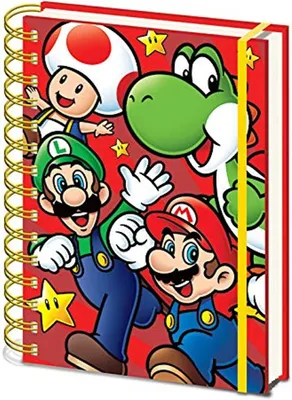 Produktbild von Notizbuch Super Mario A5 (Ringbuch)