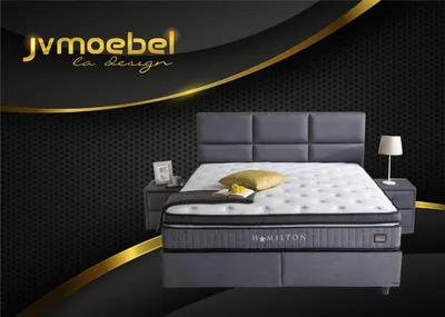 Produktbild von Bett Textil 2x Nachttisch 3 tlg. Schlafzimmer Set Möbel Modern Luxus Betten Neu