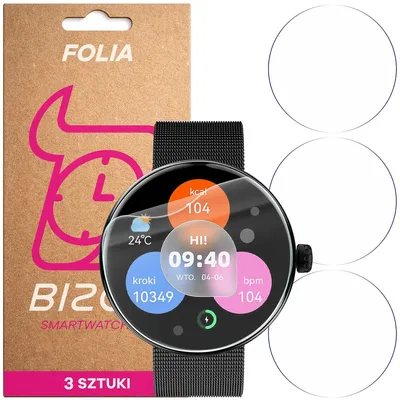 Produktbild von Schutzfolie für den Bildschirm für Forever Forevive 5, Bizon Watch HydroFlex, 3 Stück
