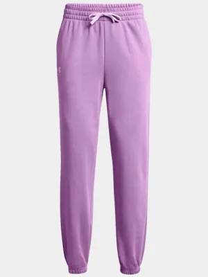 Produktbild von Under Armour Rival Damen Jogginghose Trainingshose French Terry lila L