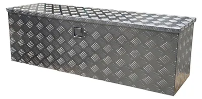 Hliníkový úložný box na príves Toolbox Hliník 1230x380x380