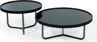 Produktbild von Tisch Set 2x Couchtisch Beistelltisch Designer Wohnzimmertisch Tische