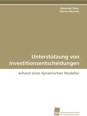 Produktbild von Unterstützung von Investitionsentscheidungen