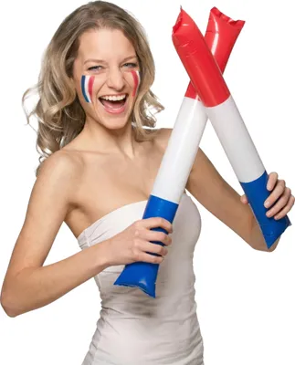 Produktbild von Frankreich-Fanzubehör rot-weiss-blau - Einheitsgröße