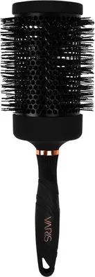 Produktbild von Haarbürste mit 43 mm Durchmesser, wellenförmigen Nylon-Borsten, hydroionischen Kristallen, antistatisch, schnelltrocknend und Soft-Touch-Griff