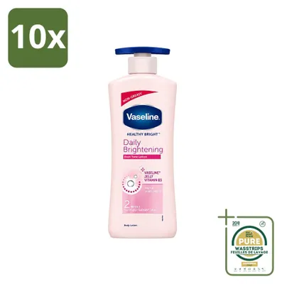 Produktbild von 10 x Vaseline Even Tone Daily Brightening Bodylotion 600 ml - Vorratspackung - 10 Stücke