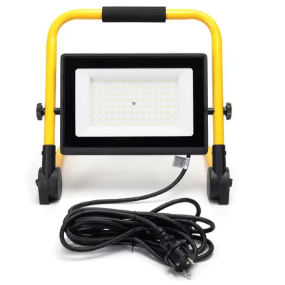 Produktbild von Aigostar LED Baustrahler 100W, 9000LM,LED Arbeitsleuchte mit Stecker,4M Kabel mit Schalter,IP65 Wasserdicht Baustellenlampe ,6500K