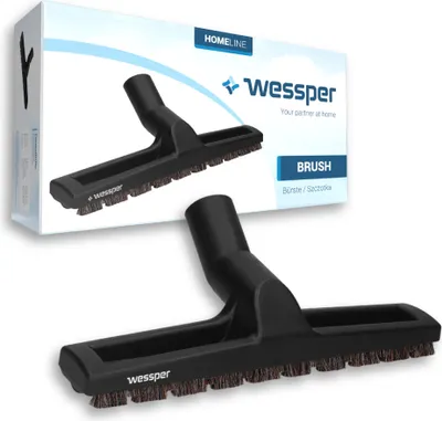 Obrázok produktu pre Univerzálna hubica na parkety Wessper Ø 35 mm – hubica na vysávač s prírodnými štetinami pre značky Philips, Amica, Kärcher, Parkside, Zelmer a mnohé ďalšie.