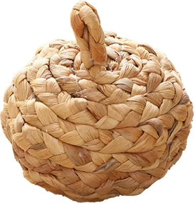 Produktbild von Esstischdekoration, künstlicher Kürbis, Tafelaufsatz, Ernte-Strohkürbisse, Dekorationen für drinnen und draußen