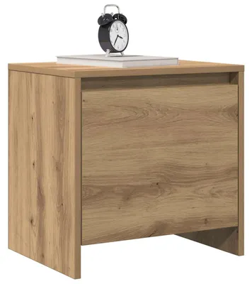 Immagine prodotto di vidaXL Comodino artigianale in rovere 45 x 34 x 44,5 cm Materiale a base di legno