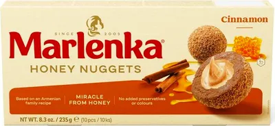 Immagine prodotto di MARLENKA® Palline al miele e cannella - Palline pasticcere al miele - 10 pezzi, 1 x 235 g