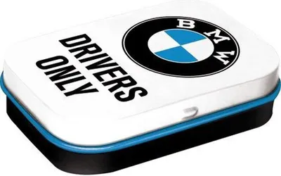 Immagine prodotto di Nostalgic-Art - Pillendose - BMW - BMW Drivers Only Bianco