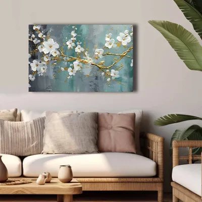 Obrázek produktu pro Wallity, 4570softc-005, Dekorativní malba na plátně, 100 % LEINWALL, vícebarevná, 45 x 70 cm