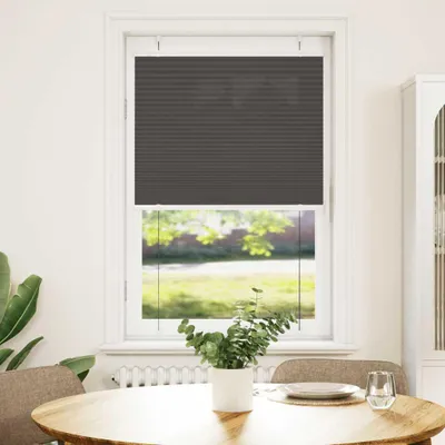 Zdjęcie produktu dla vidaXL Roleta plisowana czarna 75x100 cm szerokość tkaniny 74,4 cm poliester