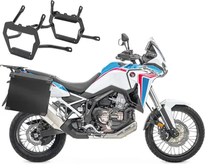Image de Kit valise en aluminium + porte-valises adaptable sur Honda Africa Twin CRF 1100 L