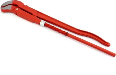 Produktbild von Eckrohrzange, 2", S-Maul, 45° abgewinkelt