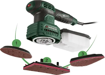 Produktbild von PARKSIDE® 3-in-1-Multifunktionsschleifer PMFS 200 B2