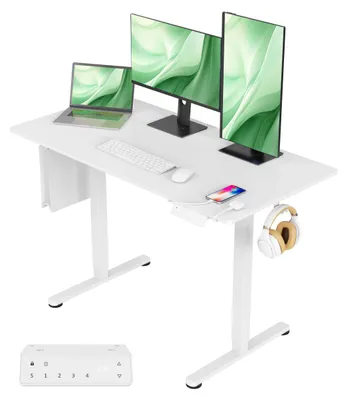 Productafbeelding van In hoogte verstelbaar bureau 120 x 60 cm