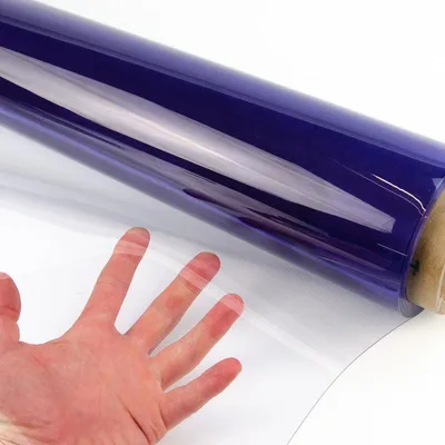 Produktbild von 0,5 mm 1,37m B1 DIN 4102-1 feuerhemmend Transparent Fenster plane PVC pro Meter