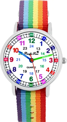 Produktbild von Kinder Armbanduhr Mädchen Lernuhr Kinderuhr wasserdicht Einschulung Geschenk 10917