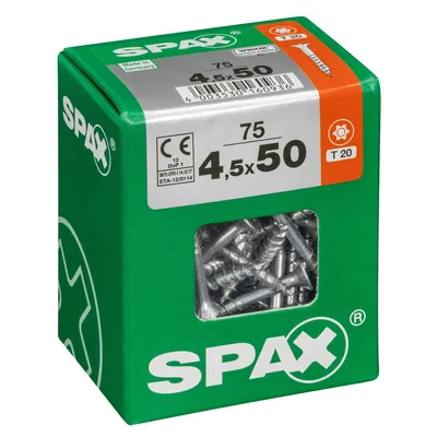 Produktbild von Spax Universalschrauben 4.5 x 50 mm TX 20 - 75 Stk.