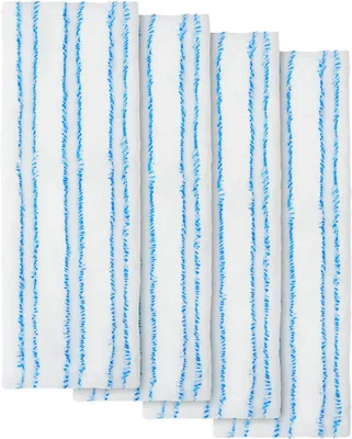 Obrázok produktu pre 4 mikrovláknové podlahové utierky, 45 x 14 cm, náhradné utierky, modrej farby, vhodné do kuchyne