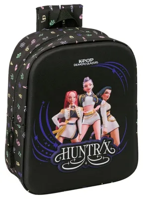 Produktbild von Safta K-pop Demon Hunters Sound 6l Rucksack Schwarz  Kinder Schwarz One Size