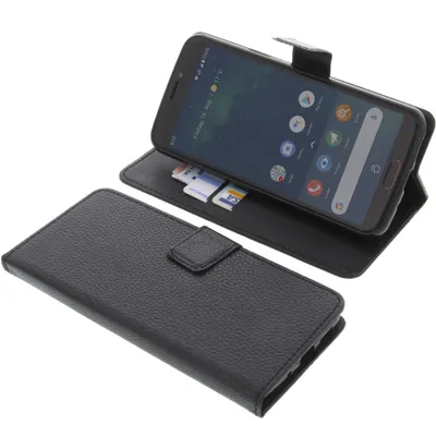 Produktbild von foto-kontor Tasche kompatibel mit Doro 8080 Book Style schwarz Schutz Hülle Buch