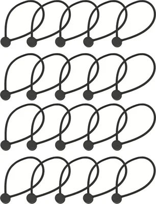 Immagine prodotto di RockBoard MagneTie 15-20 cm Fascetta, raccoglitore 20