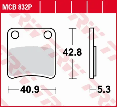 Produktbild von Bremsbeläge (Feststellbremse) Kh257/2 Organisch Für Bmw C 650 11-, C-Evolutione 14-, Honda Fjs 400 09-16, Fjs 600 03-