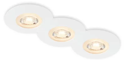Immagine prodotto di Lampade da incasso a LED, bianco opaco, IP65, 3xLED/5W