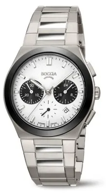 Image de Boccia 3736-01 Montre homme chronographe titane verre saphir