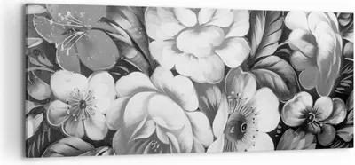 Produktbild von Bild auf Leinwand - Leinwandbild - Blume Blumenstrauß Blatt - 120x50cm - Wand Bild - Wanddeko - Leinwanddruck - Bilder - Kunstdruck - Wanddekoration - Leinwand bilder - Wandkunst - AB120x50-3896