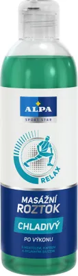 Produktbild von ALPA SportStar kühlende Massage-Lösung 250 ml – für Muskelentspannung nach körperlicher Anstrengung