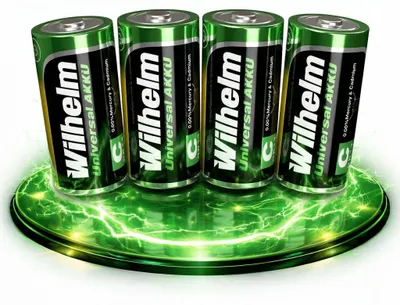 Produktbild von 4 x Akku Baby C Wilhelm Universal 4500 mAh Akku Zelle 1,2 V HR14 MN1400 NIMH