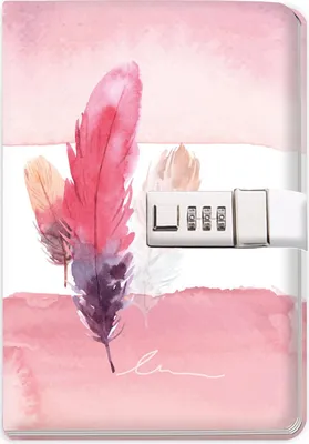 Produktbild von Trötsch Tagebuch mit Zahlenschloss Feather