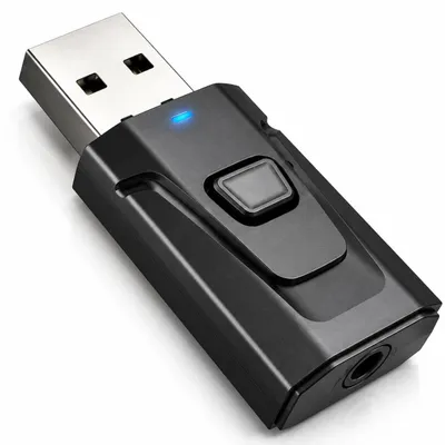 Productafbeelding van Bluetooth adapter USB 5.0 2-in-1, Draadloze Audio-Zender en Ontvanger