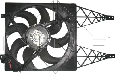 Obrázok produktu pre Ventilátor, chladenie motora NRF 47411