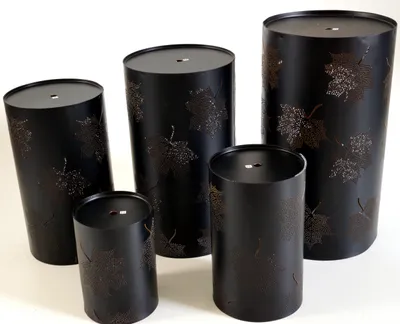 Produktbild von Runde Metall Windlicht Leuchte, Passend für Teelicht Kerzen Oder als Deckenlampe Verwendbar - Modell 2, Creme-weiß, Größe: 5`er Set, 35*20*20 cm