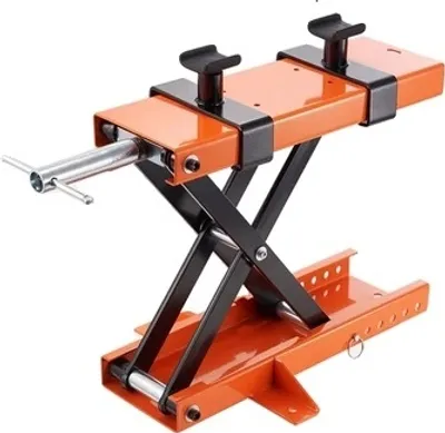 Productafbeelding van Motorhefbrug, draagvermogen 350/1100/1500 lbs, breed platform en veiligheidsborgel, ondersteuning tot 1100 lbs