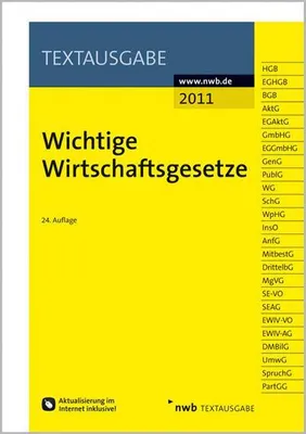 Produktbild von Wichtige Wirtschaftsgesetze
