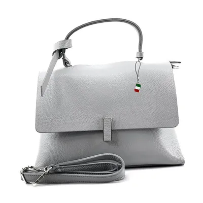 Image de Sac Florence en cuir gris clair D2OTF153K