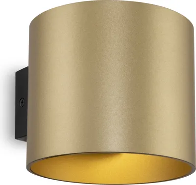 Produktbild von Maytoni Moderne Wandleuchte Rond 1xG9 excl. in Mattes Gold aus Aluminium 50 W für Küche, Schlafzimmer, Wohnzimmer, Esszimmer, Lobby