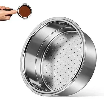 Zdjęcie produktu dla Filtr do kawy 51 mm ze stali nierdzewnej wielokrotnego użytku espresso
