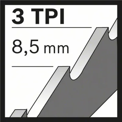 Produktbild von Säbelsägeblatt S 1542 K, Top for Wood, 5er-Pack