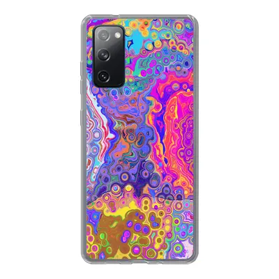 Produktbild von MuchoWow® Handyhülle Schutzhülle Hülle für Samsung Galaxy S20 FE Kunst - Formen - Farbe - Psychedelisch Silikon Softcase Handy Hülle - Abdeckung