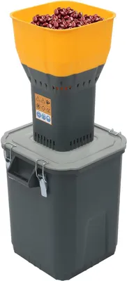 Produktbild von Getreidemühle Elektrische 30L Elektromotor Schrotmühle 1000W 300kg/h Zerkleinerer mit 5 Mahlsiebe und Schraubenschlüssel Grinder Futtermühle für Getreide Futterherstellung