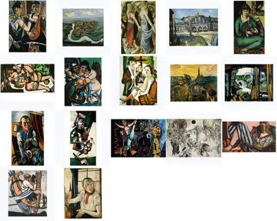 Produktbild von Kunstkarten-Komplett-Set Max Beckmann