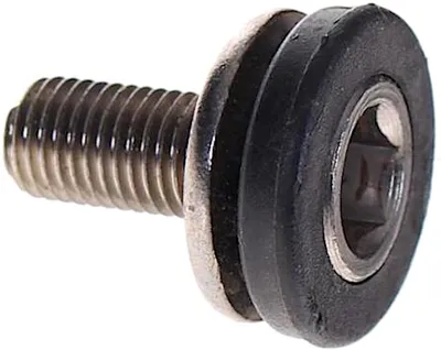 Zdjęcie produktu dla Bofix śruby korby suportu M8 x 15 mm czarne / srebrne 12 szt