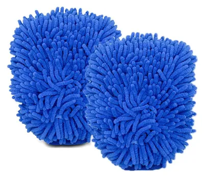 Immagine prodotto di Solidchoice - Set di 2 guanti per il lavaggio dell'auto in microfibra